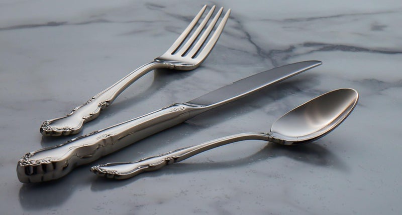 Oneida Dover Fine Flatware Salad Forks, Set of 4 , 18/10 Stainless Steel, Silverware Set, Dishwasher Safe - Image 3